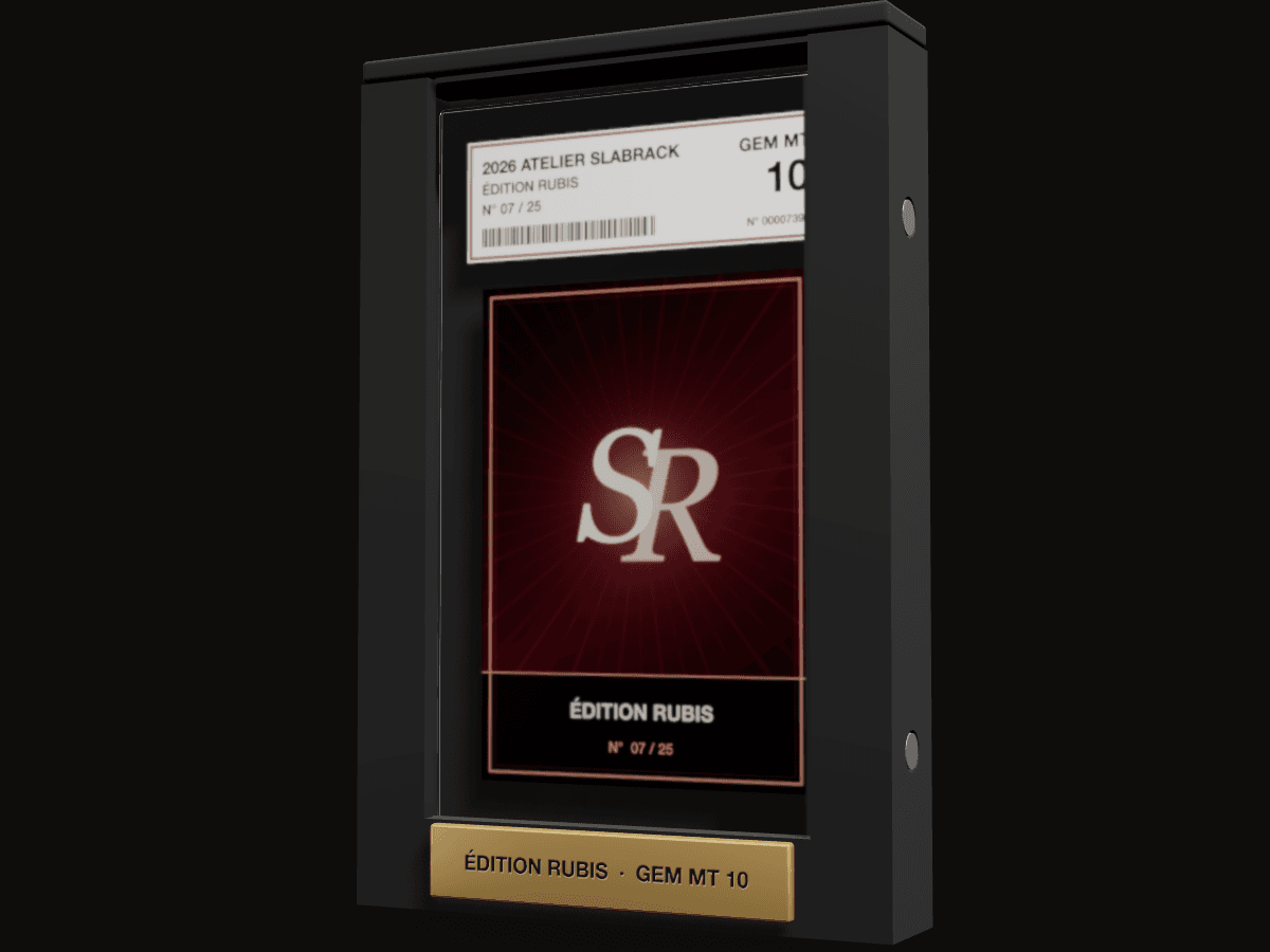 Engraved plate, design render
